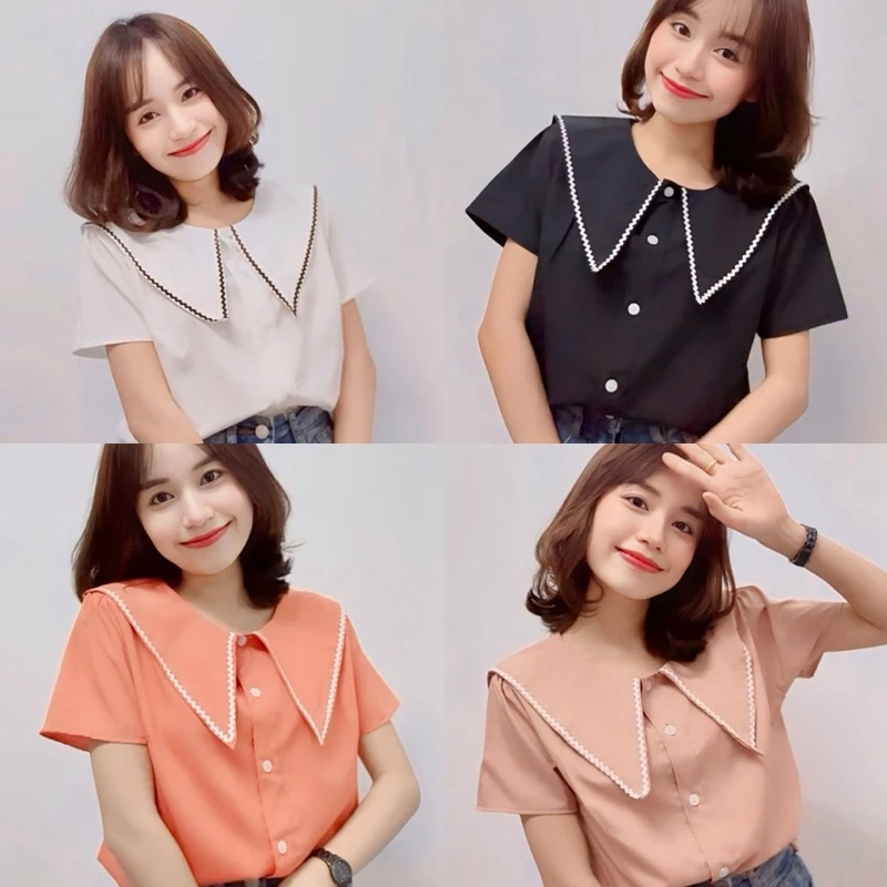 เสื้อปกแหลมแขนบอลลูน รุ่น Balloon ne